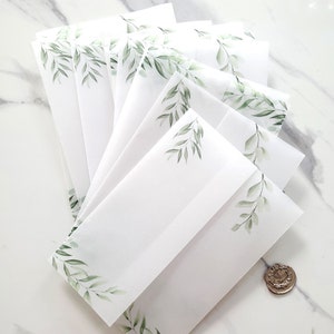 Wedding Vellum Jacket, 5 x 7 inches Wedding Invitation Jacket , Wedding Invitation Cover, Vellum Invitation Cover, Vellum Invitation Wraps