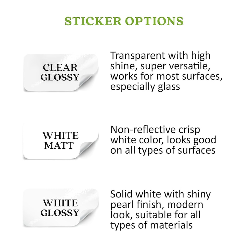 Custom Wedding Website Stickers Small Personalized Additional Information Labels - Clear or White image 6