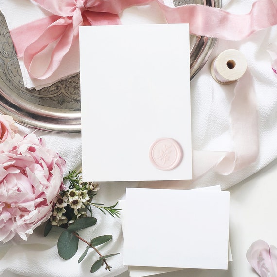 50 Adesivi Sigillo Cera Rosa - Decorazione Vintage Per Buste, Inviti Matrimonio, Regali - Foto 4