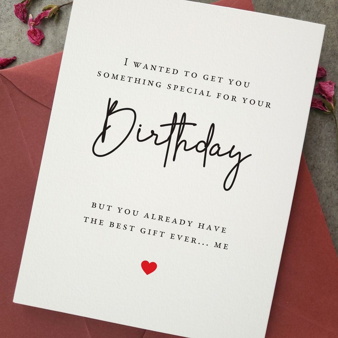 Funny Birthday Card for Boyfriend Husband Wife Girlfriend - Etsy