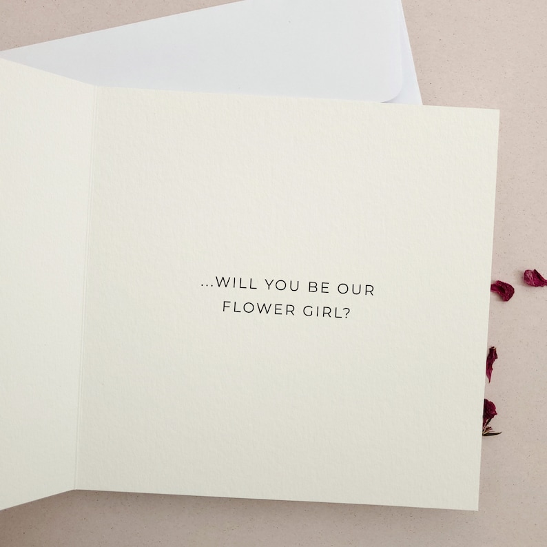 Will You Be Our Flower Girl Proposal Card for Grandma Ask Etsy