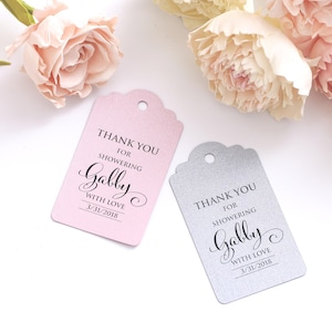 Étiquettes de faveur pour la douche nuptiale Étiquettes de faveur personnalisées pour la douche nuptiale Étiquettes pour la douche nuptiale Merci d'avoir pris une douche