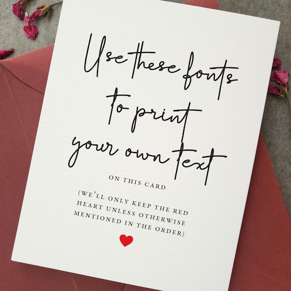 Personalized Greeting Card: Design Your Own – Folded Off White Textured Cardstock with Envelope