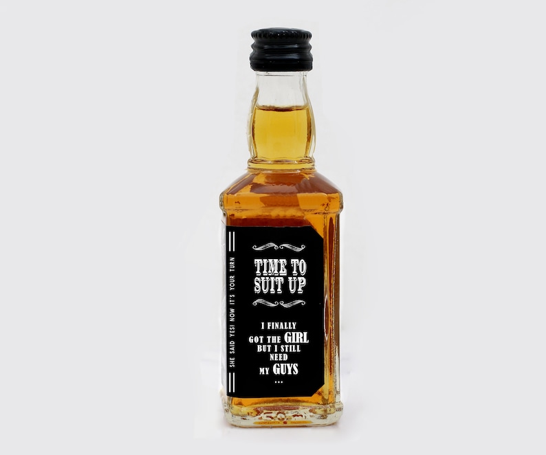 Funny Groomsman Whiskey Labels, Groomsman Proposal, Personalized Whiskey Stickers, Groomsman Gift Custom Bottle Labels, Best Man, Usher Gift image 3