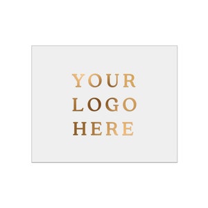Custom Label Stickers, Clear Foiled Labels, Personalized Business Custom Text Clear, Transparent Custom Logo Labels, Rectangular Stickers