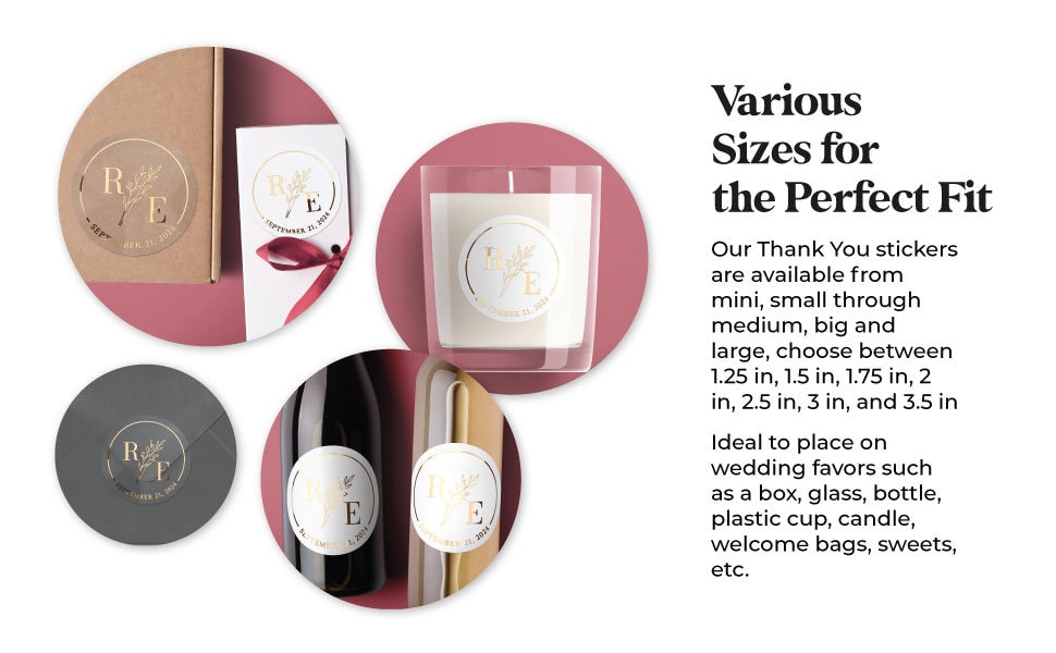 Modello Di Etichette Per La Celebrazione Del Matrimonio Floreale - Foto 11