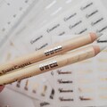 Tiny Name Stickers Customized Name Labels for Kids School Supplies Clear Waterproof Foiled Labels Sheet Gold Pencil Labels product logo