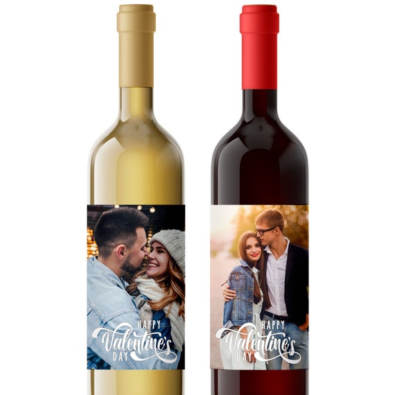 Étiquette de vin personnalisée pour la saint-valentin, autocollant de  bouteille de vin, idée personnalisée, culture de vin avec enfants, étiquette  de vin de décoration amusante - AliExpress