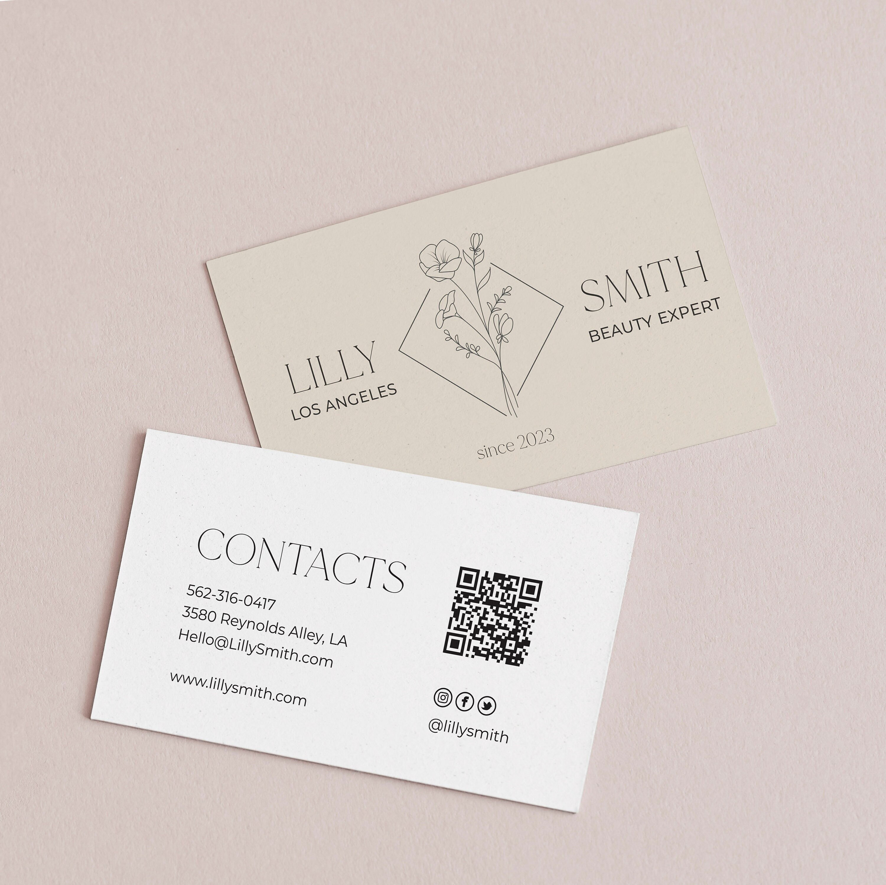 Custom Business Cards With Logo - Personalized Double Sided Printable Cards 100/200/500/1000 For Small Business - View #2