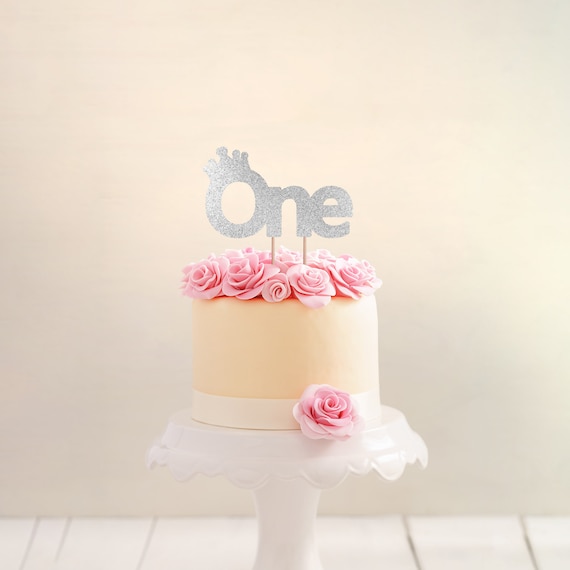 One Cake Topper Baby Boy First Birthday Decoration Cake - Etsy
