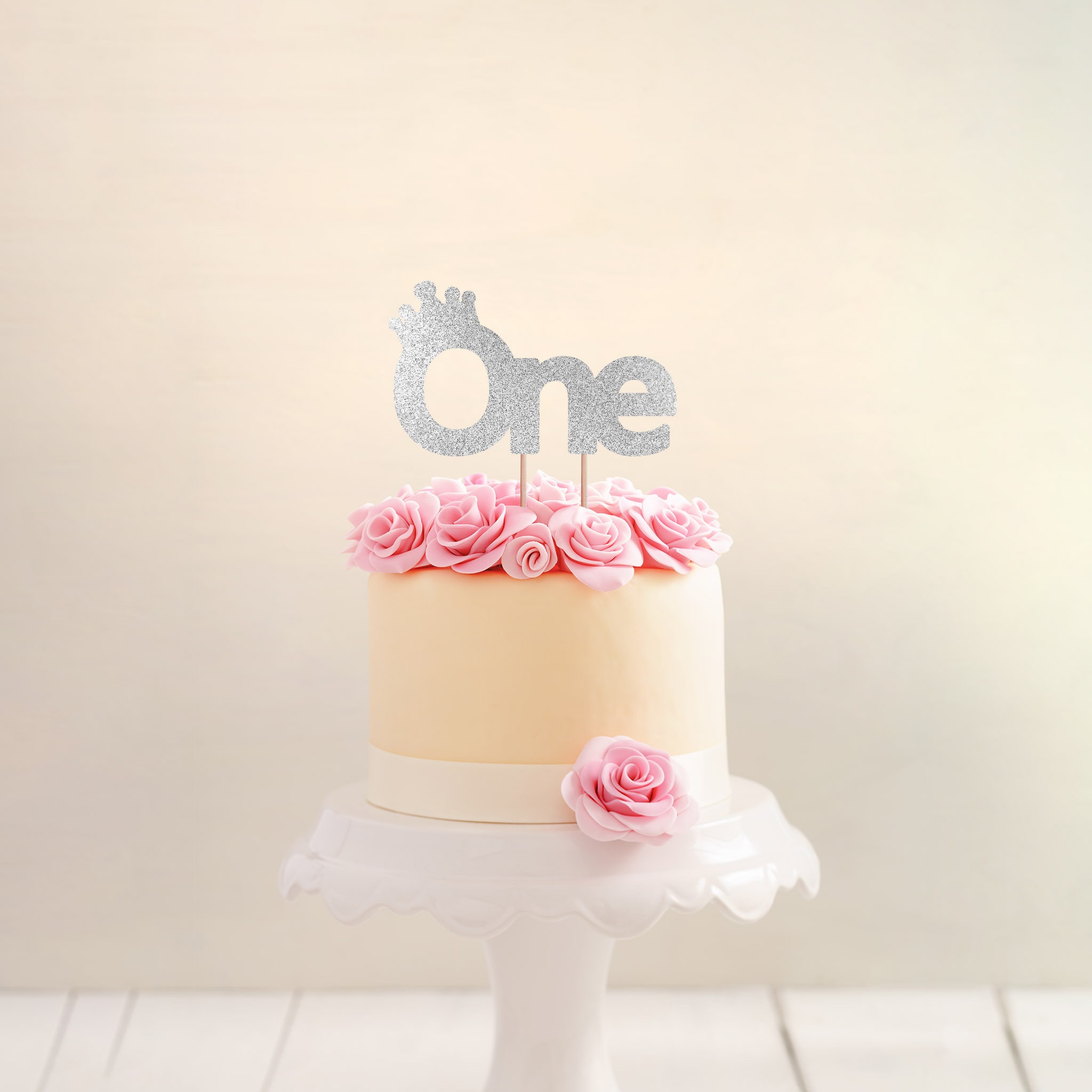 One Cake Topper Baby Boy First Birthday Decoration Cake - Etsy