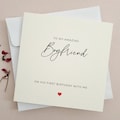Boyfriend Birthday Card Boyfriend Birthday Gif: to my Amazing Boyfriend on His First Birthday Together product logo