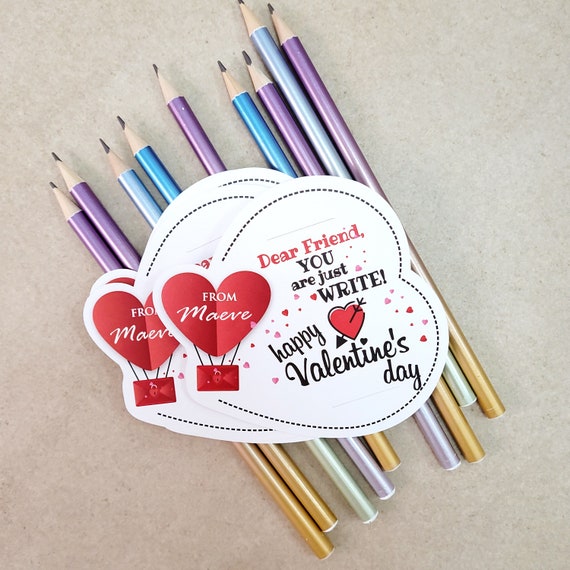 Valentine's Day Pencils {Printable} ⋆ Exploring Domesticity