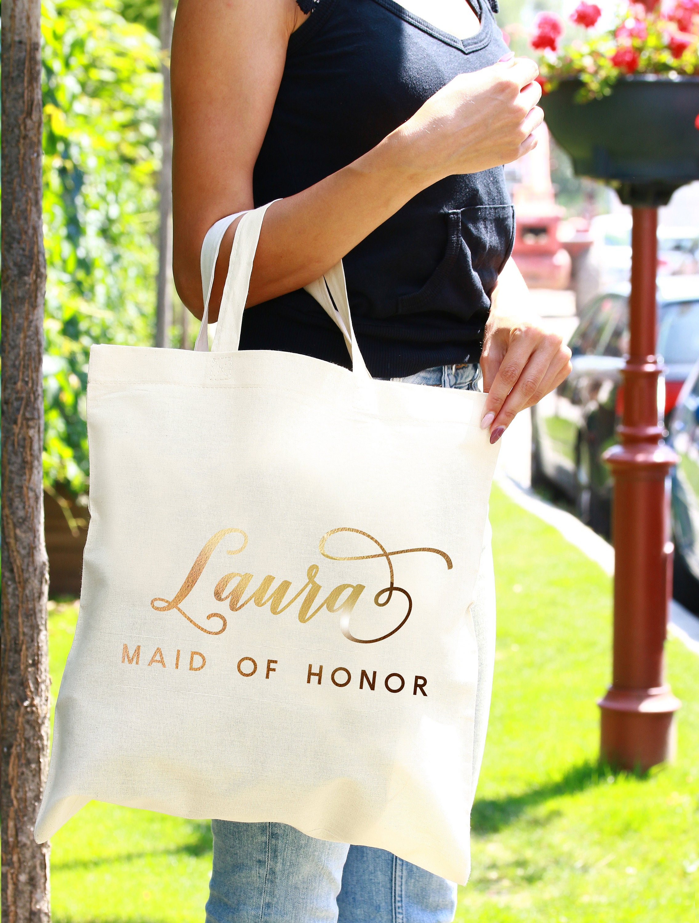 Personalized Tote Bags for Bridesmaids