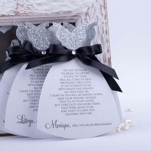 Bridal Party Invitations Card Will you be My Bridesmaid Card, Bridesmaids Cards