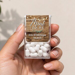 Personliga Tic Tac-klistermärken för bröllopsmint, anpassade Mints-etiketter för bröllopsgåvor, välkomstpåsar till bröllop, etiketter för festgåvor