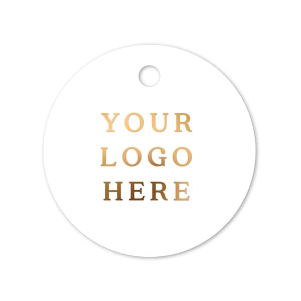 Custom Logo Tags, Custom Business Tags, Round Custom Tags, Personalized Business Custom Logo Tags, Custom Logo Branding Tags, Packaging Tag