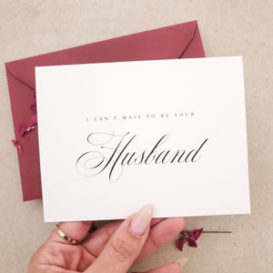 Karte für Ihren Mann I Can't lassen Sie mich heiraten Karte To my Wifey Wedding Card Note To My Bride Card Groom to be Wedding Card