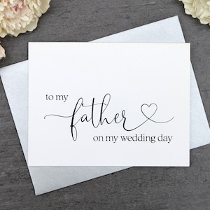 Para meu pai no dia do meu casamento, cartão de pai, cartão de casamento, cartão de pai, para meu sogro, cartão de agradecimento para festa de casamento LINK EM MASSA