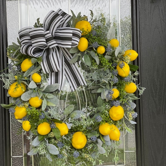 Lemon wreath online