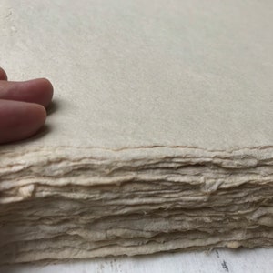 Carta fatta a mano (30x40 cm) di Do Fiber, ottima per dipinti, disegni, fotografie e calligrafia, stampe, libri d'arte!