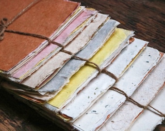 Handmade Duong Paper – Naturally Dyed Kozo Bark Paper (15×20 cm) for Origami, Journaling & Paper Crafts