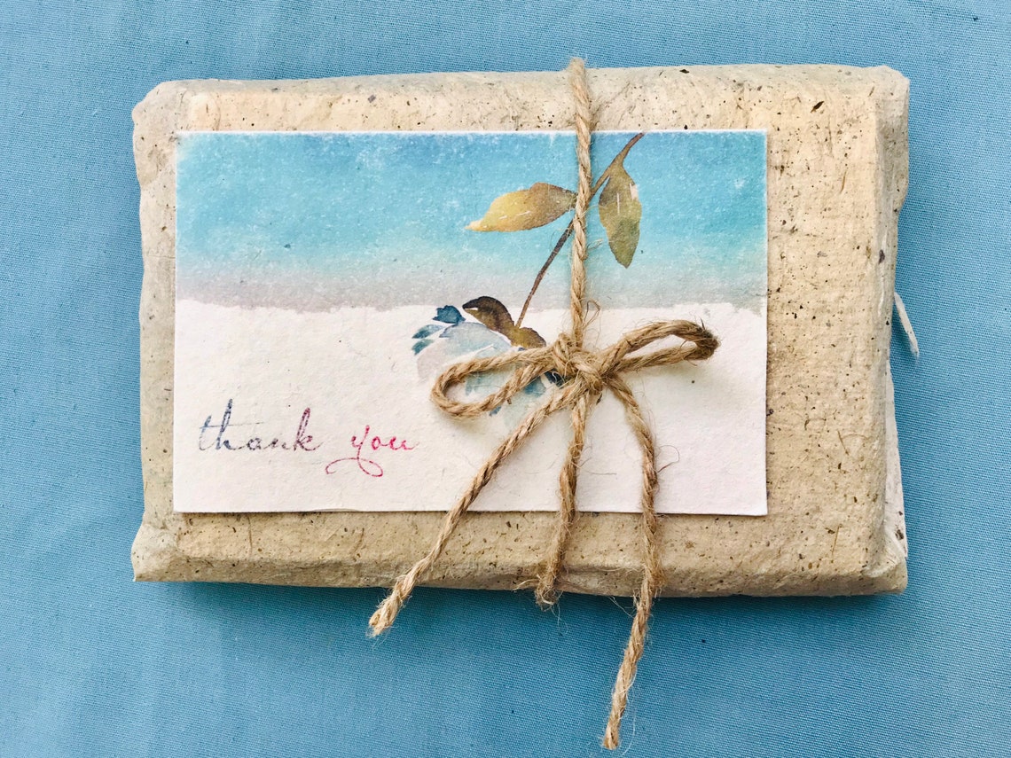 Thank You Card Made With Traditional Vietnamese Handmade Etsy
