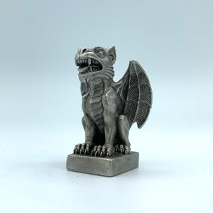 Pewter gargoyle statue (1.5 inches)