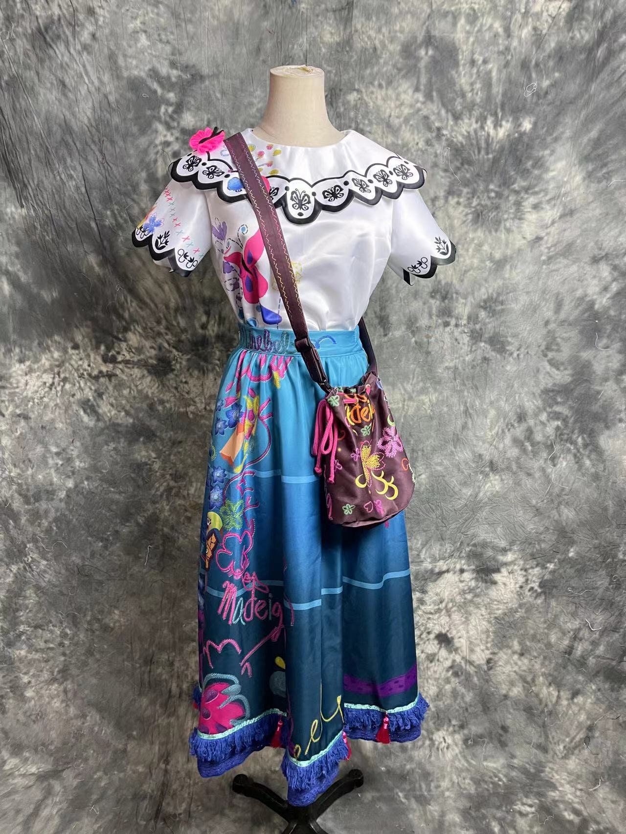 Costume Mirabel Isabela Madrigal Encanto Robe pour Cote dIvoire
