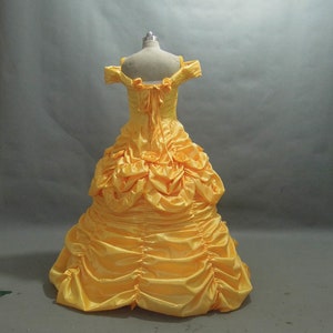 Disney Dress Beauty and Beast Belle Costume Adult Size 10,12,14,16 Rose ...