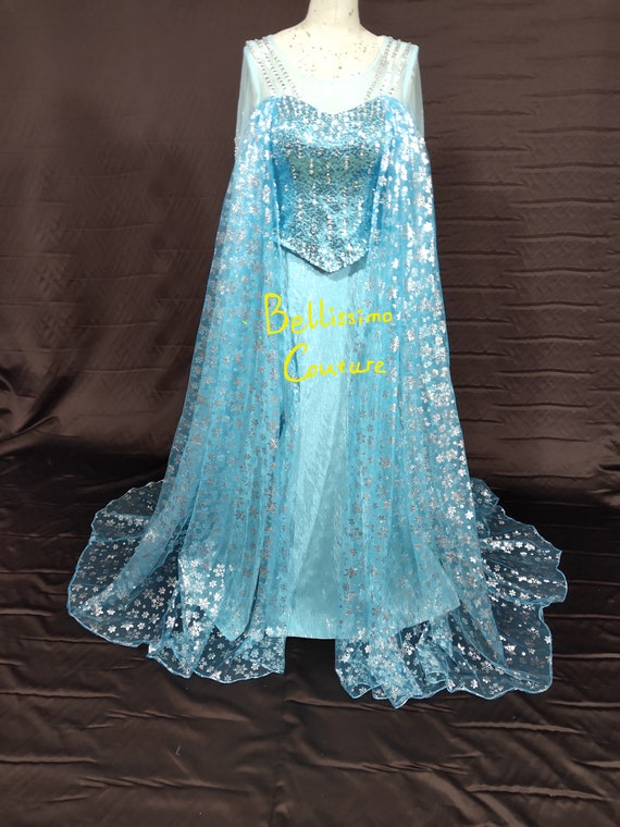 Custom Cheap Frozen Snow Queen Elsa Dress Cosplay Costume In Frozen Elsa  For Sale Online- Cosplay-Shops.com | Frozen dress, Cosplay dress, Frozen  costume