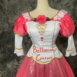 Costume-Vestito-di-carnevale-Barbie-per-bambina – Gift – Ricamo e cucito