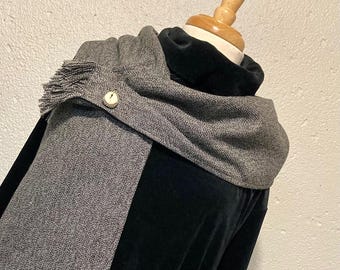écharpe en laine- écharpe écologique- écharpe faite main- écharpe durable- écharpe en laine de mer