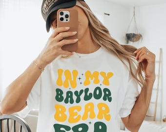 Vintage Baylor Bear Era Unisex Tee - Retro College Graphic T-Shirt, Gift for Baylor Alumni, Baylor University Fan Apparel, Baylor Bears Tee,
