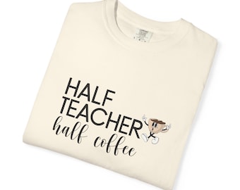Retro Teacher Coffee T-Shirt: Funny Educator Gift