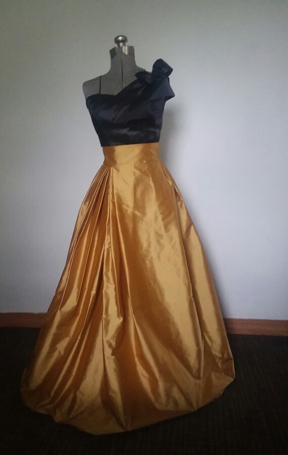 Ball Gown Skirt Silk Floor Length