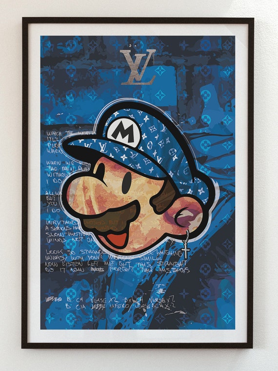 Supreme Louis Vuitton Wall Art