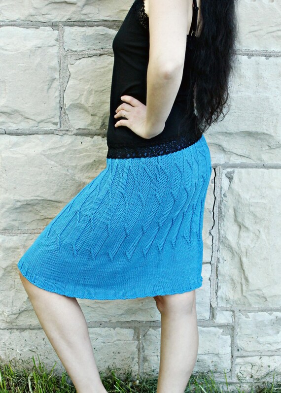 A line skirt knitting cheap pattern