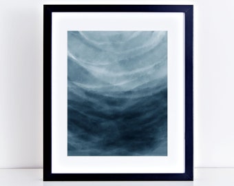 Large Abstract Watercolor Printable Wall Art Print Neutral - Etsy