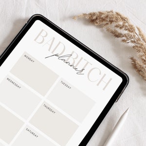 Conjunto de 4 estilos diferentes, página de planejador diário Bad Bitch, download digital instantâneo, impressão em casa, capacitação, planejador diário