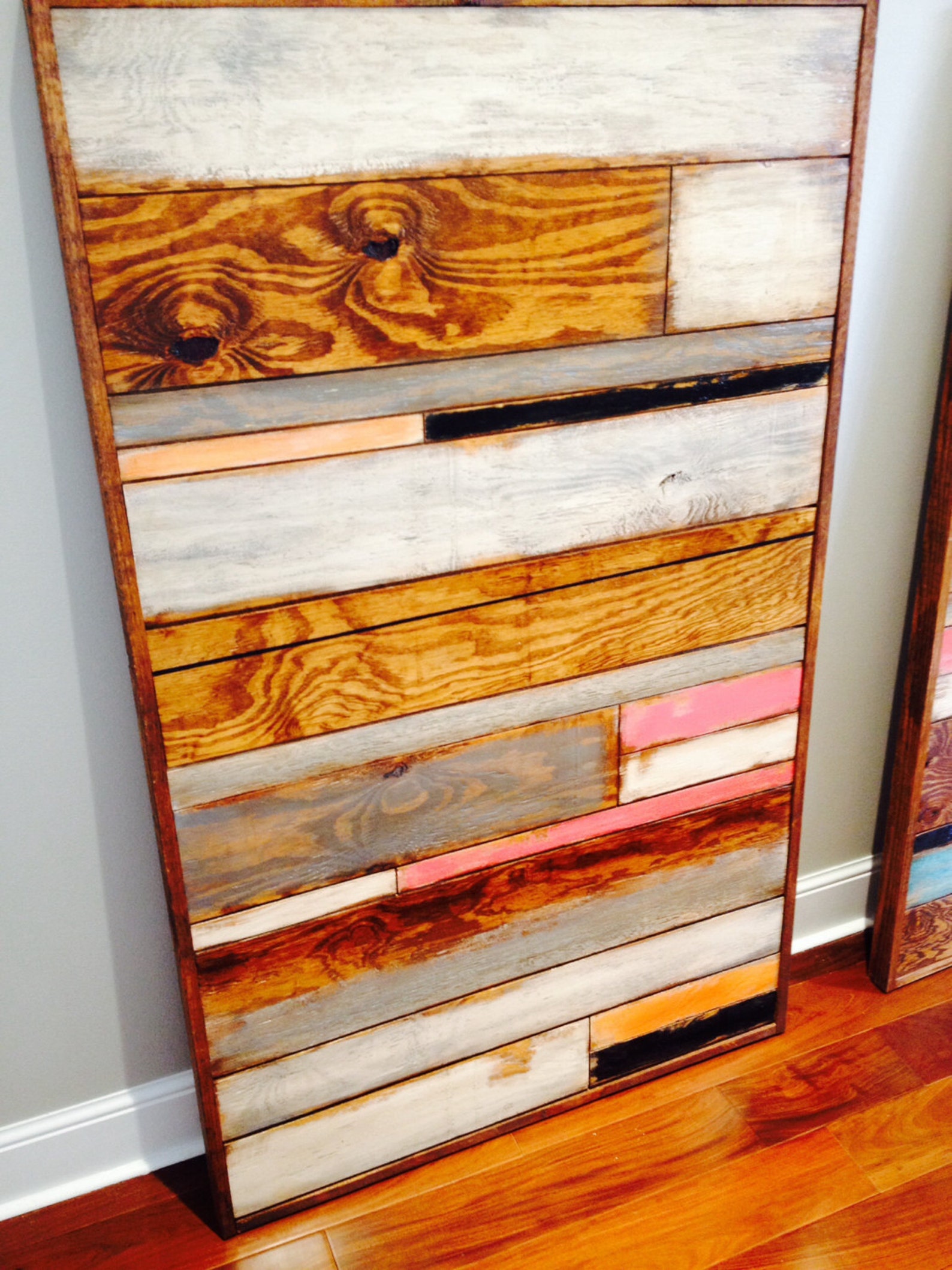 Reclaimed Wood Wall Art Wall Hanging Birds Original Painting Etsy