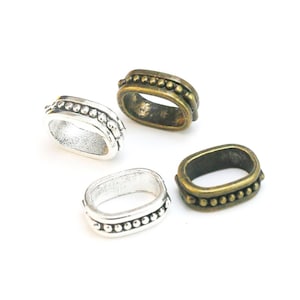 10pcs  Licorice Thin Spacer, Stitched Stripe Beads, Licorice Findings, 11.5x8mm, Leather Bracelet making -LF26