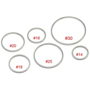 Edelstahl Kreis Charms, Runde Ohrring Stecker, 10 mm 12 mm 14 mm 16 mm 18 mm 20 mm 25 mm 30 mm 35 mm, Schmuckherstellung - S005