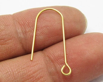 Long Ear Wires, Earring Hooks, Earring Connector, 26.5mm, U shaped, Earrings Making, Jewelry Making - R211