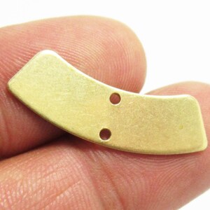 Earring Charms, Arched Brass Connector, Earring Findings, Brass charm for jewelry making, 28.5x10mm, Geometric Brass Findings - R1189