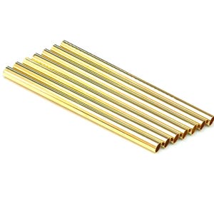 20pcs Brass Himmeli Tubes, Round Brass Tubes, Geometric Himmeli, For Air Plants, Gold Tone, 62x4mm, DIY Jewelry Supplies -RP281
