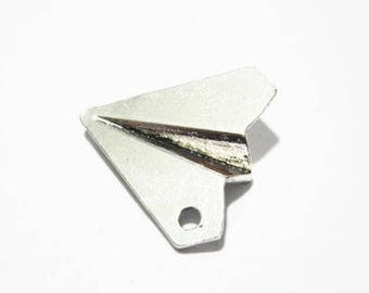 20 st pappersflygplansberlocker metall origami flygplanshängen