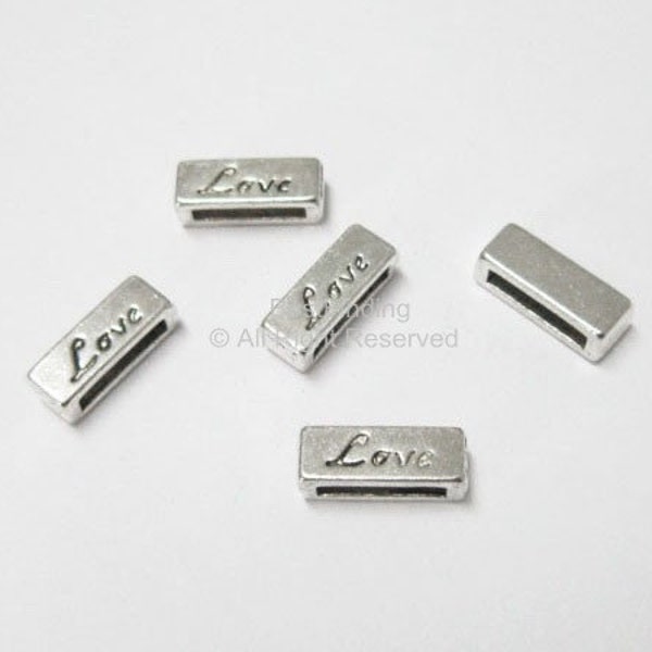 Leather Cord Slider Etsy