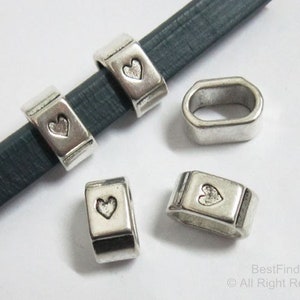 10pcs Zoethout Carve Heart Beads Zoethout lederen armband bevindingen -LF08