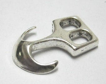 10pcs Anchor hook clasp 25.5x18mm Antique silver Leather bracelet connector RH57